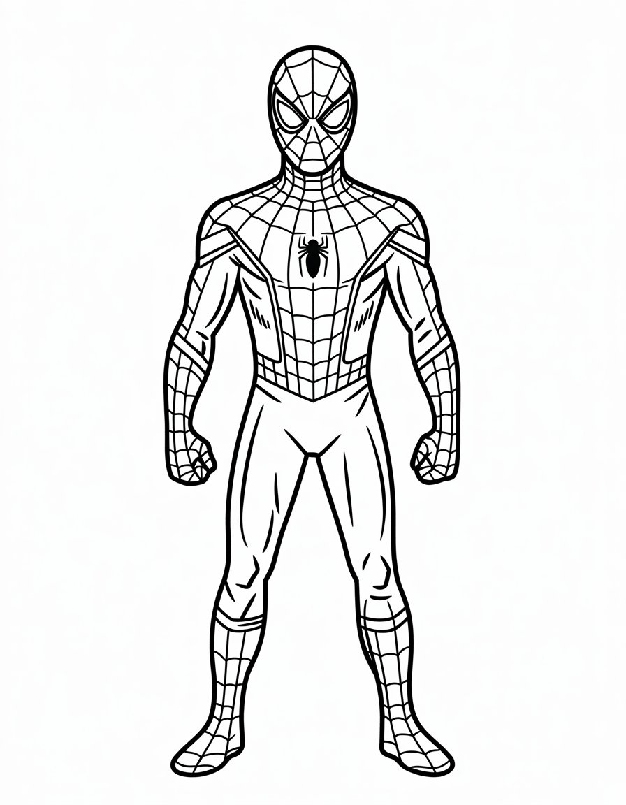 Spider-Man Full Body Stance